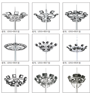 <span class=keywords><strong>Campo</strong></span> de fútbol 50 pies 55 pies 60 pies 65 pies 70 pies 80 pies Luz de poste de acero Galvanizado en caliente Luz de mástil alto con sistema de elevación automático - Product Image 3