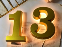 Enseignes lumineuses LED en acier inoxydable OEM ODM, lettres en relief personnalisées avec éclairage halo pour la publicité et la décoration de cafés, salons et hôpitaux