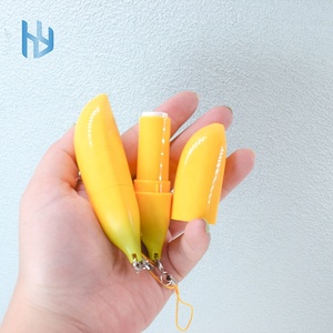 Tube de rouge à lèvres vide en forme de banane à <span class=keywords><strong>prix</strong></span> avantageux, emballage personnalisé avec logo, tube de baume à lèvres adorable pour enfants - Product Image 3
