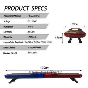 Barre de lumière d'avertissement led d'<span class=keywords><strong>occasion</strong></span>, barre de lumière d'ambulance, nouveau prix d'usine 2022 - Product Image 4