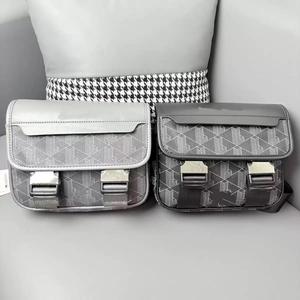 Sac bandoulière décontracté en cuir PU pour homme, style <span class=keywords><strong>messager</strong></span>, avec logo personnalisé, idéal pour l'été et le printemps - Product Image 1