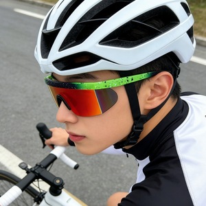 Sunglasses Outdoor Sports Cycling UV400 Protection PC Lens Type 3 Sunshades Unisex <b>Black</b> <b>Frame</b> - Product Image 1