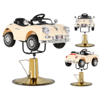 Chaise de barbier pour enfants en forme de voiture SW, réglable en hauteur, chaise de coiffure hydraulique, chaise de coupe de cheveux mignonne pour enfants pour salon