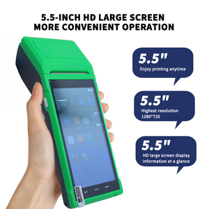 Itcf1h 5.5 inch 2 + 16 gam cầm tay Android POS hệ thống 58 Mét máy in NFC thanh toán 1D Máy quét tiền mặt đăng ký - Product Image 4