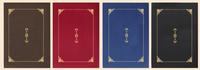 Cubierta de Diploma de Papel Personalizada con Borde Dorado, Porta Certificados para Premios de Graduación