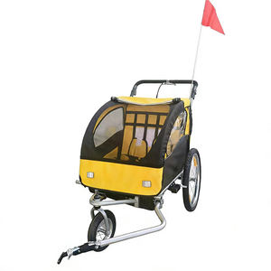 Meilleure Vente <span class=keywords><strong>Remorque</strong></span> de Vélo Pliante Portable en Tissu pour Bébé, Transport d'Enfants et de Chiens, 18 Mois et Plus, 2 Enfants, 110 - Product Image 5