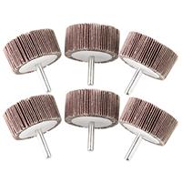 Offres Spéciales OEM 120 grain dureté moyenne élimination de la rouille ébavurage polissage 2x1x1/4 pouces tige montée rabat outils abrasifs