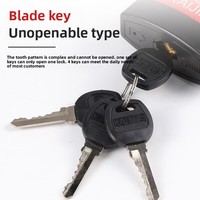 Cadenas Quxing domestique anti-pluie 70 mm, résistant aux éclaboussures et à la rouille, pour bureaux, dortoirs, boîtes de compteurs électriques, entrepôts, grand format