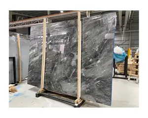 Grey Marble For Project Wall And Floor Tile Paving Louis Gray Agate Grey Marble Slab