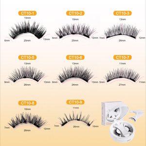 Nouveau style 2026 : Kit de <span class=keywords><strong>cils</strong></span> <span class=keywords><strong>magnétiques</strong></span> effet naturel 3D, épaisseur 0,03 mm, imperméables, légers, sans colle, intégrés - Product Image 6