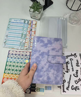 Carnet de notes multifonctionnel A6 en cuir PU pour étudiants, motif crocodile, couleur macaron, classeur de budget sans inserts – Vente en gros