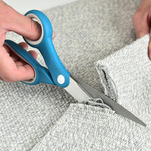 Tijeras de sastre para zurdos, de acero inoxidable, de 8,3 pulgadas, en forma de V, para coser y manualidades, opciones en azul, verde y negro - Product Image 1