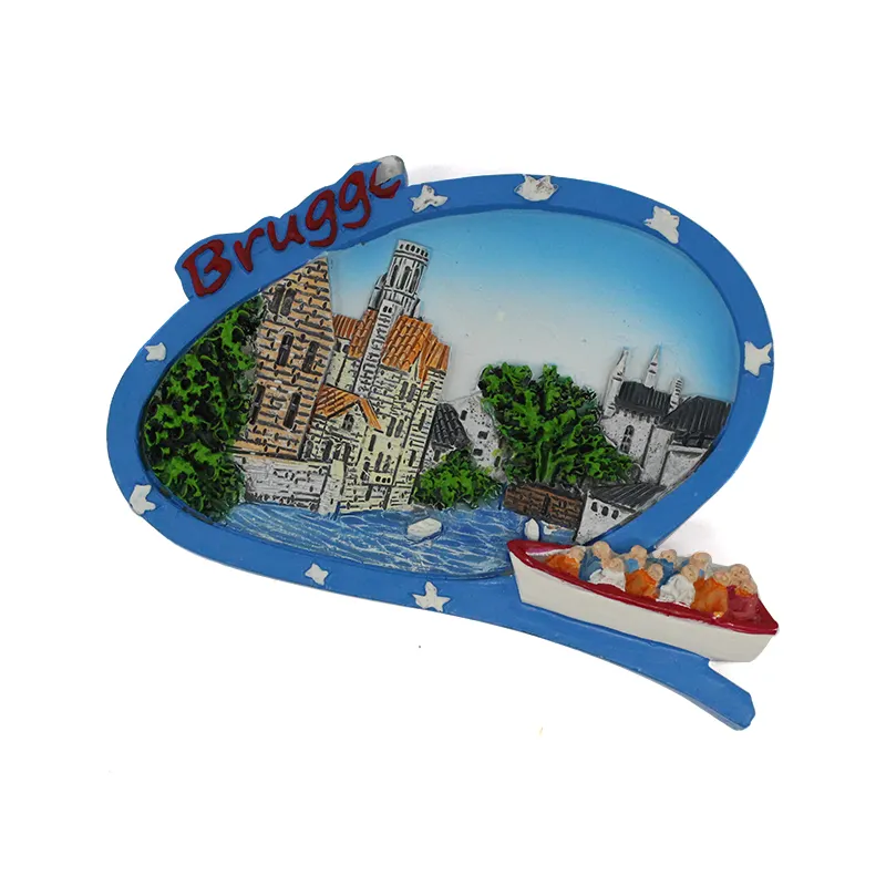 Wholesale 3d Resin Fridge Magnet Ceramic Fridge Magnet Tourism Souvenirs For Home Decoration