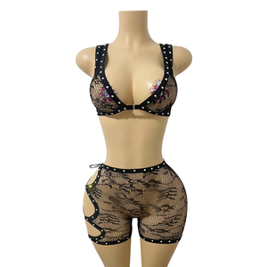 Yinli - Ropa de Baile Elástica de Cristal para <span class=keywords><strong>Mujer</strong></span>, al por Mayor - Product Image 1