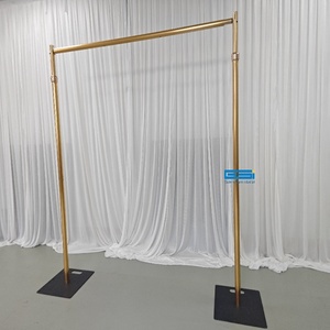 <b>ESI</b> Heavy-Duty Simple Style Flame-Retardant Fabric Washable Pipe Drape Sets for Industrial Use & Multi-Scene Events for Weddings - Product Image 5