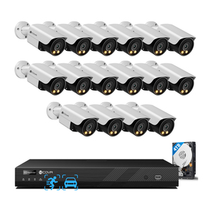 <span class=keywords><strong>Kit</strong></span> NVR PoE professionnel 16 canaux, 16 caméras 5MP, disque dur 4 To, détection humaine IA, vision nocturne couleur, faible MOQ, système <span class=keywords><strong>de</strong></span> caméra <span class=keywords><strong>de</strong></span> sécurité - Product Image 1