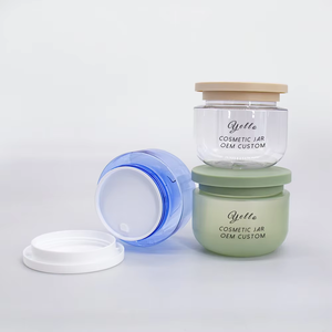 Sinh Thái Thân Thiện Với Rỗng Vòng Matte Container 8Oz 250Ml Nhựa Mỹ Phẩm Bơ Jar Với Vít Cap Cho Cơ Thể Chà - Product Image 6