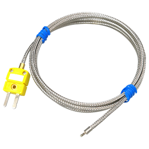 Ligne de thermomètre de type K Thermocouple résistant aux hautes températures capteur de température d'isolation de température de four en Fiber de céramique - Product Image 6