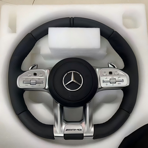 <span class=keywords><strong>Volant</strong></span> <span class=keywords><strong>de</strong></span> <span class=keywords><strong>voiture</strong></span> sport en cuir noir pour <span class=keywords><strong>Mercedes</strong></span>-Benz Classe S CLS GLE/GLC/GLS – Amélioration et rafraîchissement (retrofit) - Product Image 4