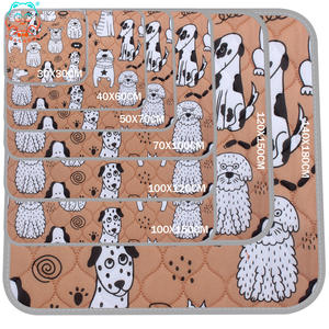 COLLABOR 10 Farbdruck Wieder verwendbar 65*48 Zoll Washeble Pee Pad Hersteller Welpen training Toilette <span class=keywords><strong>Wee</strong></span> Pee Pads 5 Layer Washable - Product Image 5