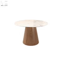 Table de salle à manger ronde en bois pour 4 personnes, style moderne et luxueux italien, Mesas De Comedo R4 Sill, mobilier complet pour salle à manger