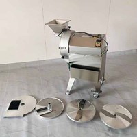 Volautomatische Groente Snijden Banaan Weegbree Chip Snijmachine Gember Shredder Machine