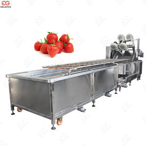 Fresco di fabbrica Fragola Apparecchiature Per Il Trattamento di Lavaggio Rondella di Frutta Prezzo - Product Image 2