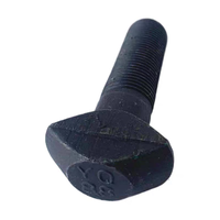 Vis à tête hexagonale de qualité mécanique, en acier au carbone zingué et oxydé noir, M16 à M30, pour la fixation des cadres de convoyeurs et des supports d'entraînement