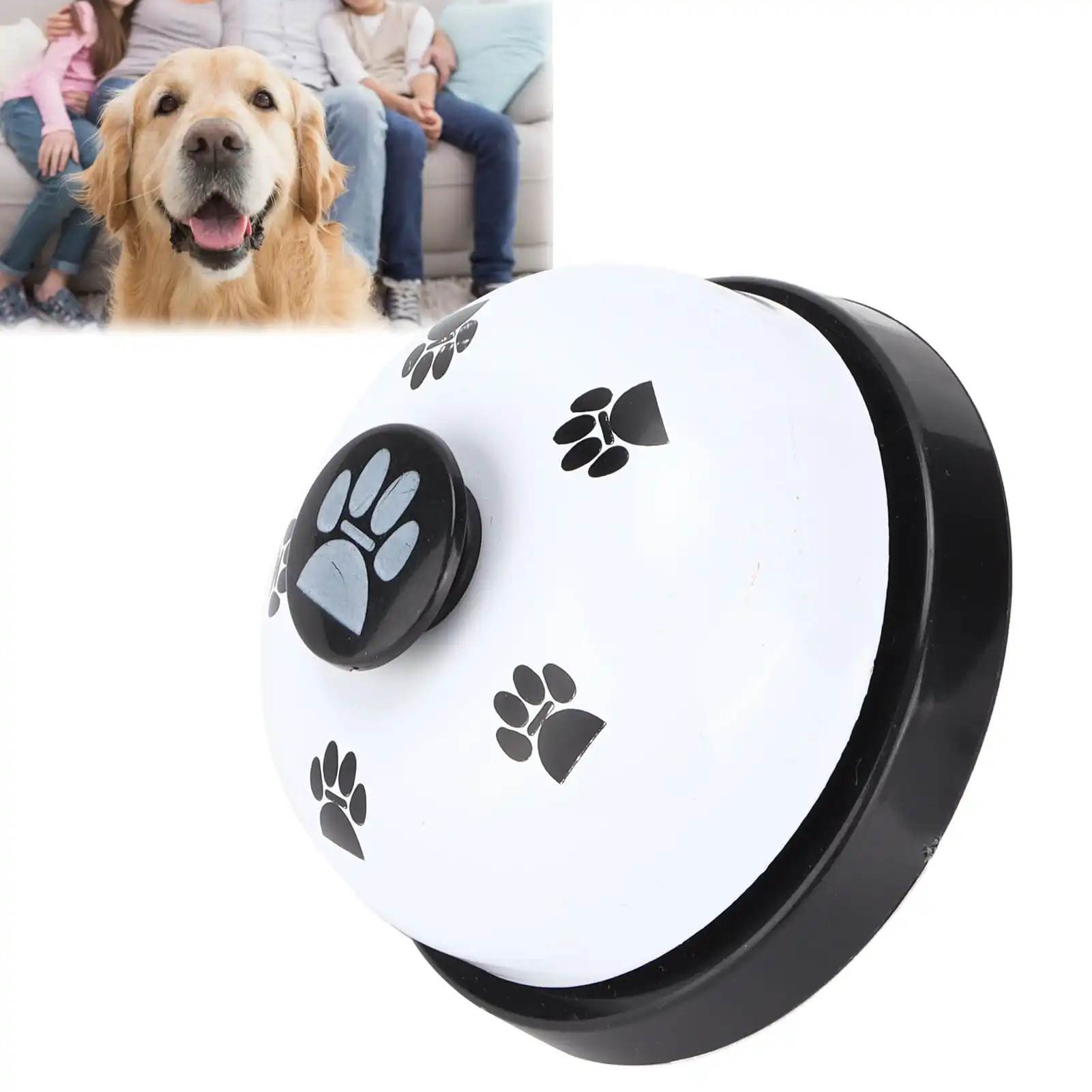 小型犬と猫のための卸売カスタム犬トレーニングディナーベル足ベルペットトレーニング製品