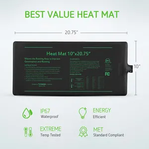 Professional Manufacturer Waterproof Plant Germination <strong>Seed</strong> Heating <strong>Mat</strong> With Thermostat - Product Image 4