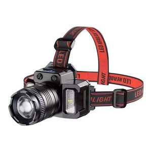 Led Headlamp Rechargeable Lithium Battery High Lumen Aluminum Alloy Outdoor Fishing <b>Light</b> Red <b>Flash</b> Mode - Product Image 1
