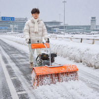 Souffleuse à neige autoportée, balayeuse et déneigeuse 15HP Loncin 420cc à transmission intégrale, nettoyeur à essence pour rues urbaines