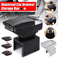 ABIRAM L'accoudoir de voiture universel en cuir PU offre une expérience d'utilisation plus confortable pour les coudes.