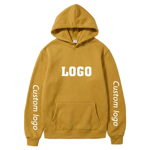 Sweat à capuche personnalisé avec logo, en molleton, pour homme, avec poche kangourou, broderie et impression personnalisées, 360g, motif écossais - Product Image 6