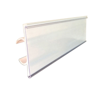 DK-29 Huasso personnalisé de qualité alimentaire profilé en PVC transparent écologique bandes d'extrusion en plastique 1000mm installation facile pharmacie