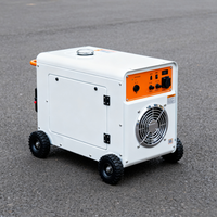 Groupe électrogène diesel portable industriel extérieur 3kW 5kW 6.5kW 8kW 10kW 3000 tr/min monophasé/triphasé protection IP54 24V-1140V