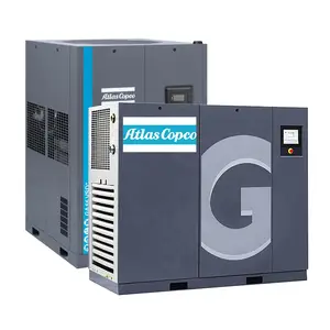 GA45 0.8bar 45kw cooler 12 bar GA 55 screw atlas copco air compressor