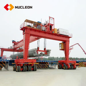 رافعة عملاقة مطاطية متعبة من المطاط لساحة الحاويات والميناء والخدمات اللوجستية مع دوران ° ومحرك هيدروليكي كامل - Product Image 4