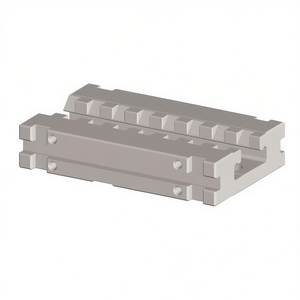 Ttake Modular Vise Extension Module For Bench Vises 100 Mm Length Gray Color - Product Image 2