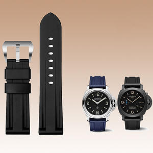 Correa de Reloj de Silicona Adaptada para Pena Sea, Accesorio para Reloj <span class=keywords><strong>PAM</strong></span> Fat Sea Pena Sea para Hombre, Correa de Reloj de Goma de 20-26 mm - Product Image 1