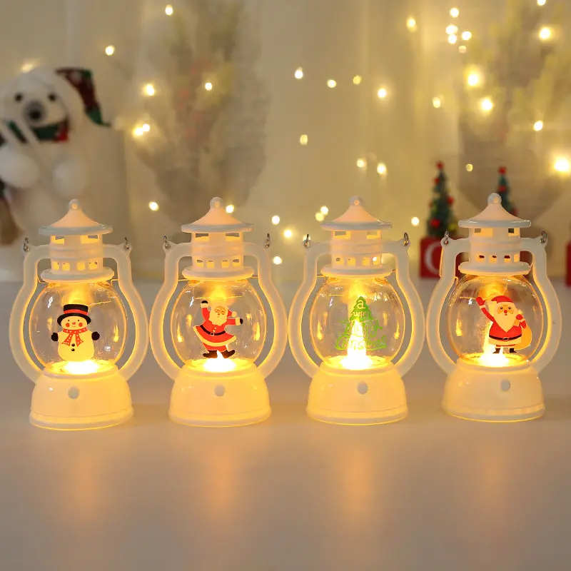 Christmas Lights Decoration Handheld LED Small Oil Lamps Christmas small oil lamp led lamp