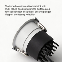 Aisilan Hotel Home Bedroom Living Room Dimmable Anti Glare Zigbee Cob Ceiling Recessed Spot Light Led Downlights