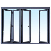 Fenêtre pivotante de luxe en aluminium, boîtier Standard british, fenêtre à bascule pour maison