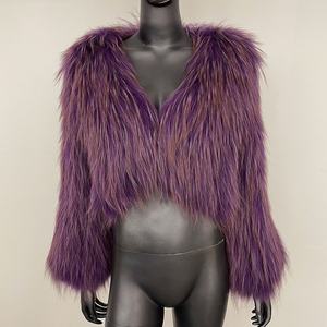 Abrigo de Piel para Mujer, Otoño e Invierno, Nuevo Abrigo de Piel de <span class=keywords><strong>Mapache</strong></span>, Grueso, Tejido de Doble Cara, Abrigo de Piel Moderno para Jóvenes - Product Image 4