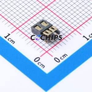 BC-12-2P170-3U Button & Strip Battery Connector SMD Connector Gold -40℃~+85 - Product Image 2