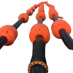 Selang oranye poli pipa pengapung pengeruk floater dan peralatan pengerukan 500mm