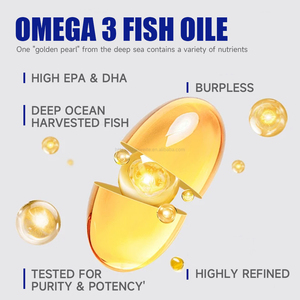 Cápsulas Blandas de Aceite de Pescado Omega-3 OEM 1200mg EPA + 900MG DHA, Apoyo para el Cerebro, Corazón, Sistema Inmunológico, Piel y Cabello para Adultos y Niños - Product Image 5