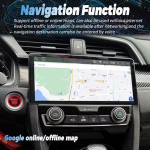 Radio para Auto de 10.33 Pulgadas para Honda Civic 2016-2018, Pantalla Android 14, Reproductor Multimedia GPS, Carplay, Navegación GPS - Product Image 6