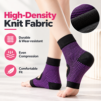 Attelle de cheville tricotée sur mesure, manchon de compression élastique pour le badminton, l'entraînement physique et les sports de plein air