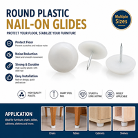 Patins de protection robustes en plastique pour pieds de chaise, antidérapants et silencieux, pour salon, cuisine, chambre